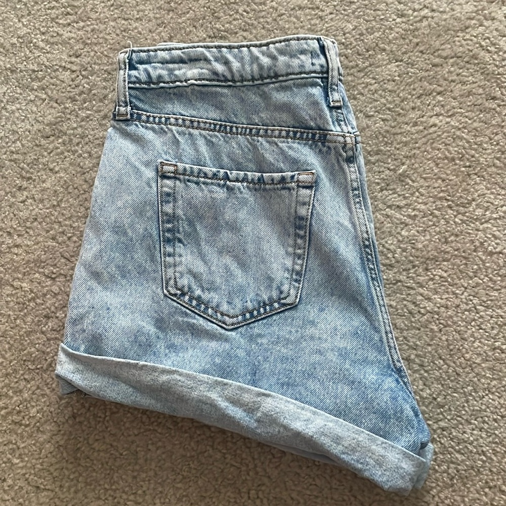Light Wash Jean Shorts